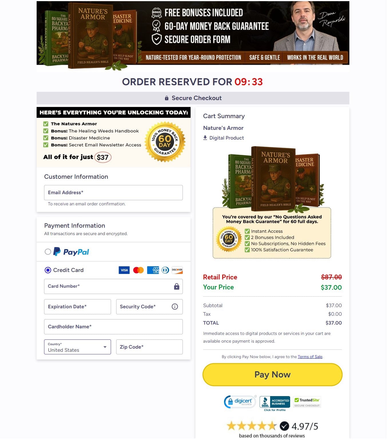 Nature's Armor Book Price
